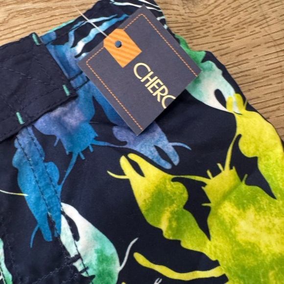 NWT BOYS Cherokee Colorful Lobster Print Swimming trunks - Picture 6 of 7
